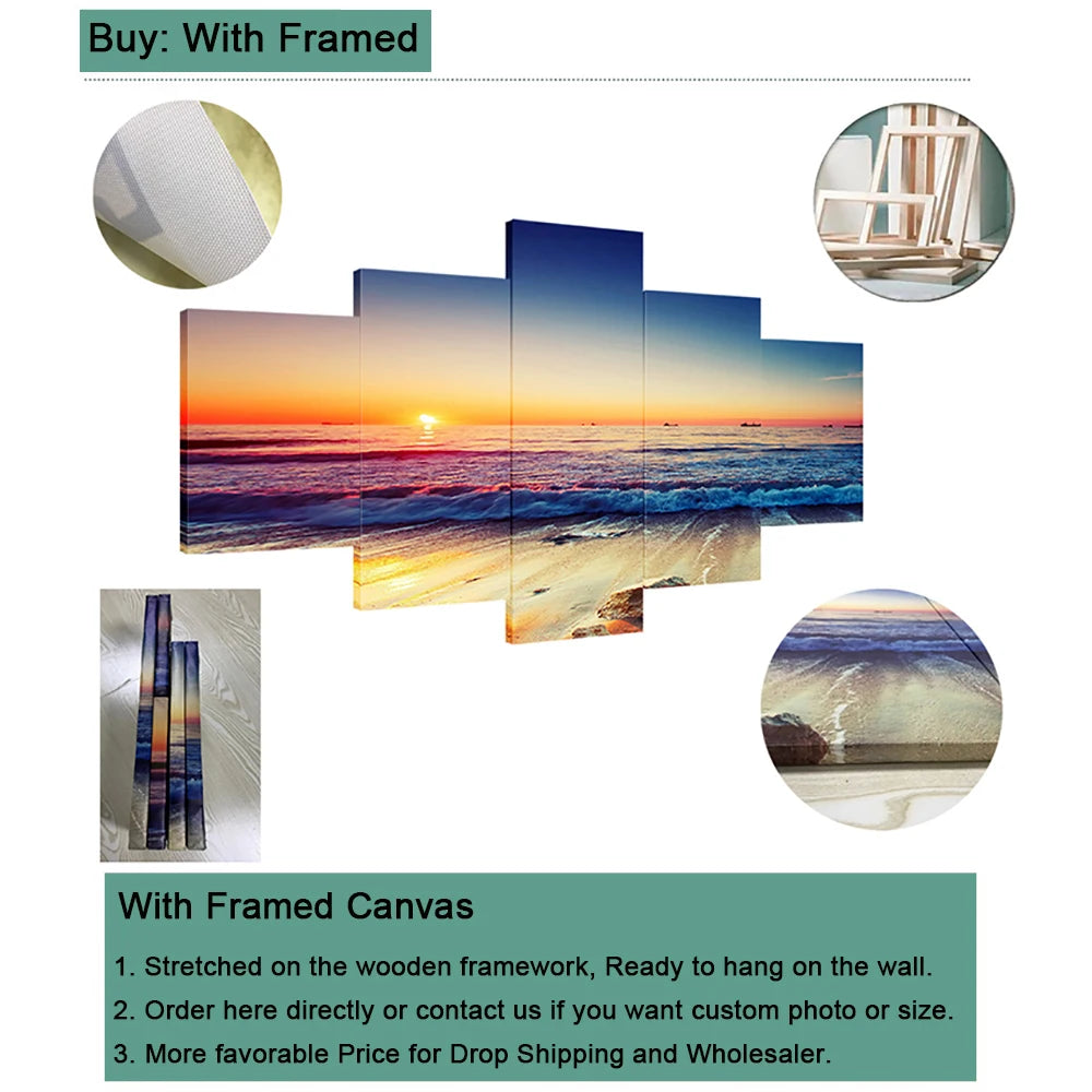 Fujian Jesus Christ Canvas Wall Art Set For Living Room