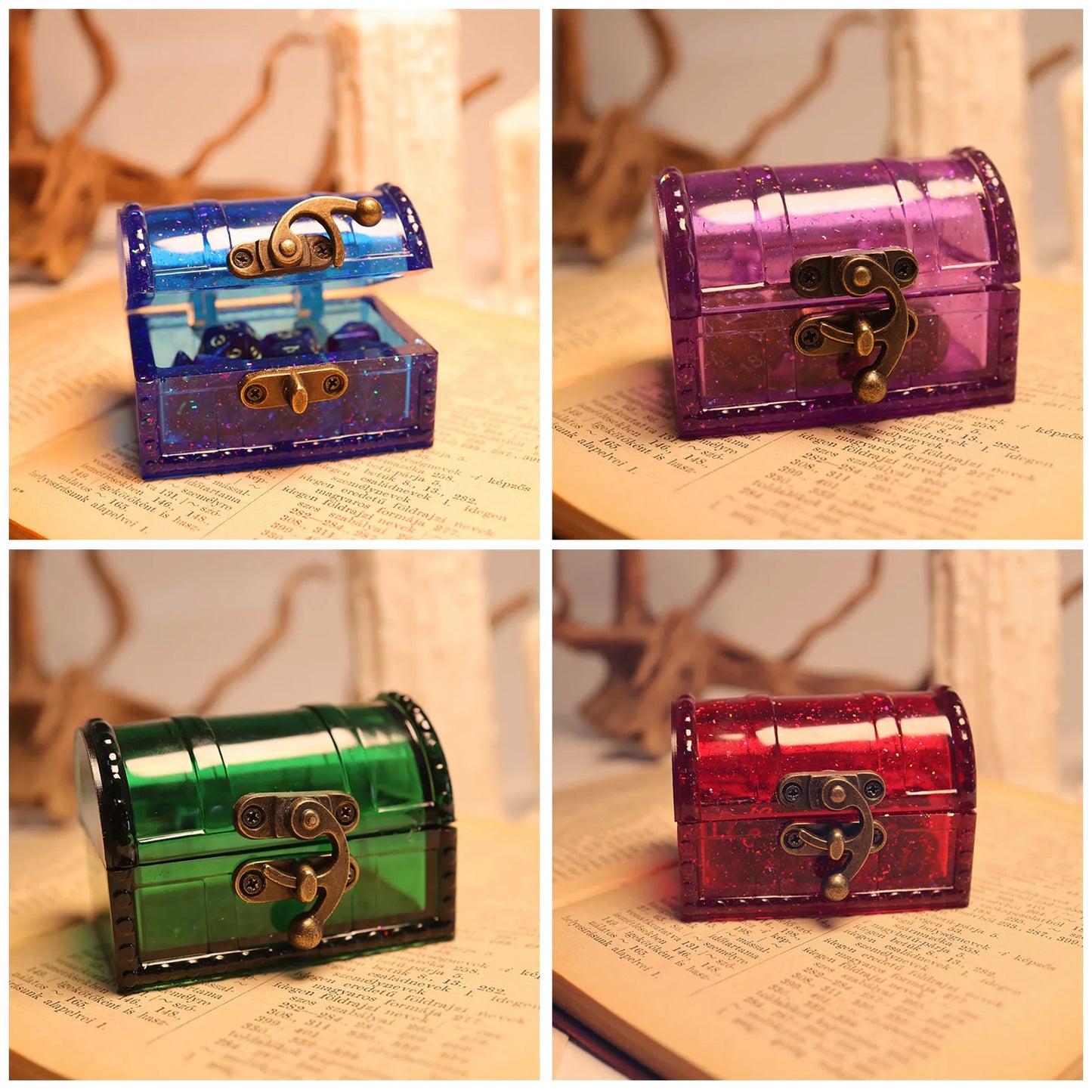 Shunmaii Silicone Molds For Epoxy Resin Treasure Chest
