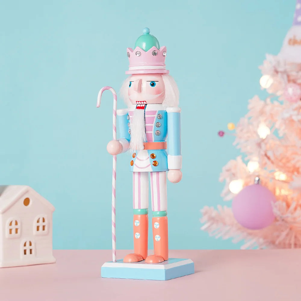 A 3 Strand Cord Wooden Nutcracker Ornament Christmas