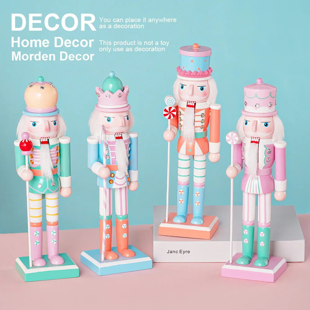 A 3 Strand Cord Wooden Nutcracker Ornament Christmas