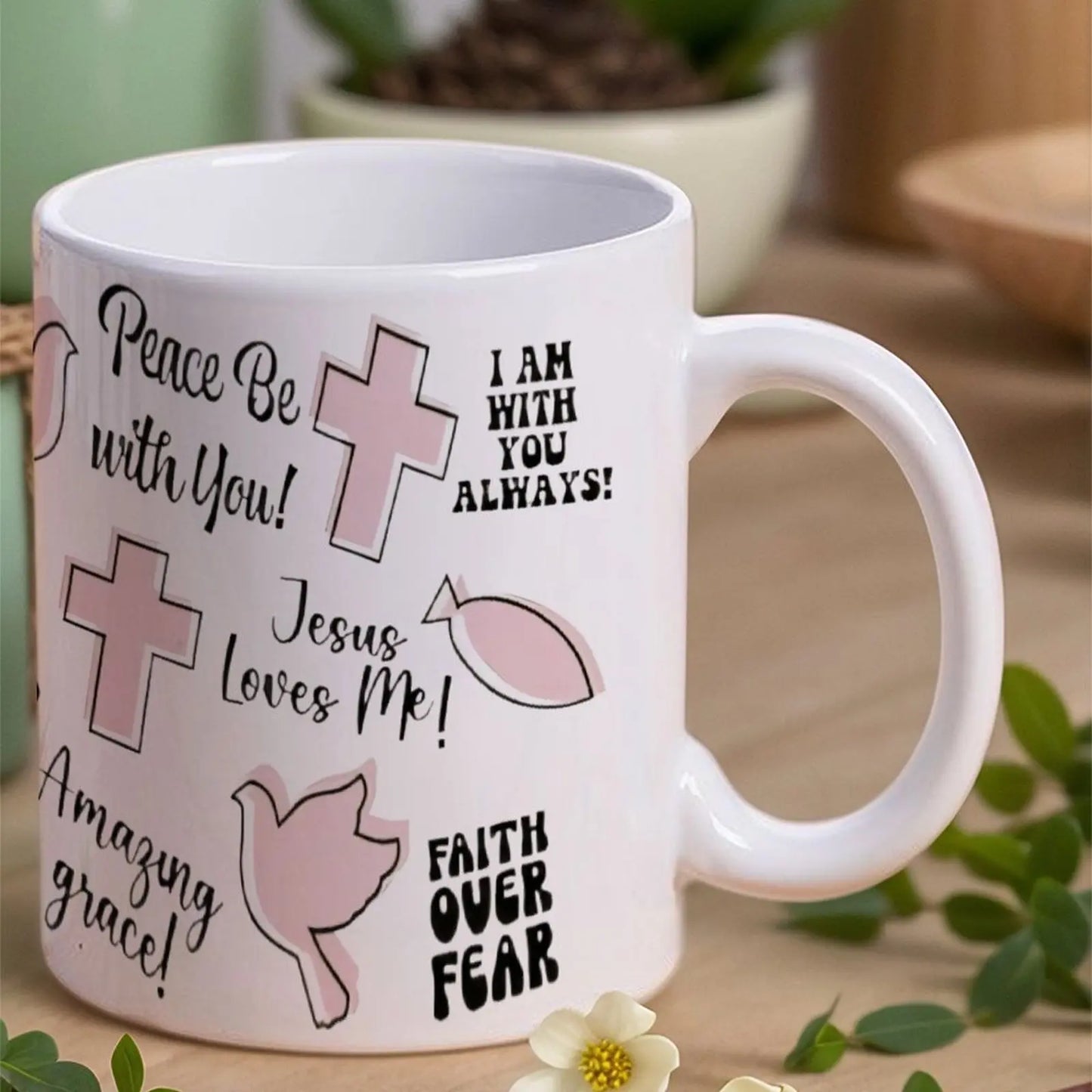 A 3 Strand Cord Religious Quotes Ceramic Mug Bible Verse