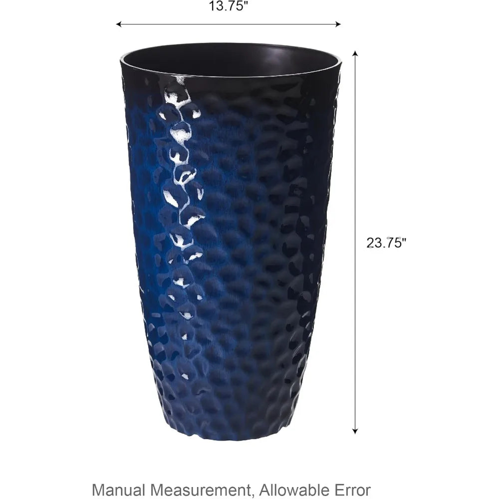 A 3 Strand Cord Modern Planter Duo With Honeycomb Texture