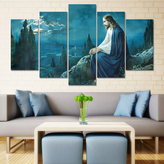 Fujian Jesus Christ Canvas Wall Art Set For Living Room