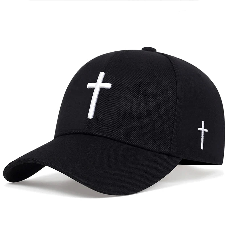 CN Zhejiang Cross Embroidered Baseball Hat Adjustable