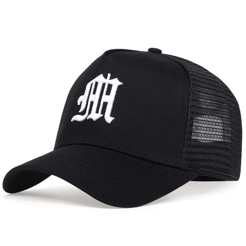 A 3 Strand Cord Unisex Embroidered Baseball Cap Sunscreen