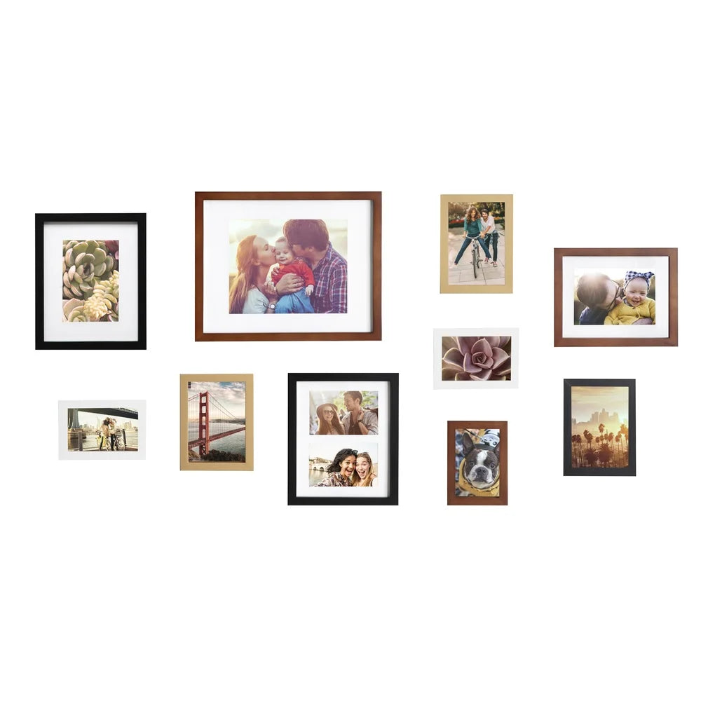 A 3 Strand Cord Mid Century Wall Frame Set 10 Pieces