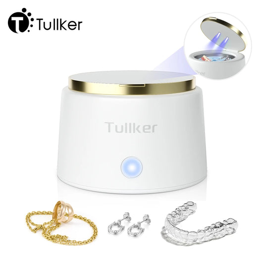 Tullker Ultrasonic Retainer Cleaner For Dentures And Braces UV