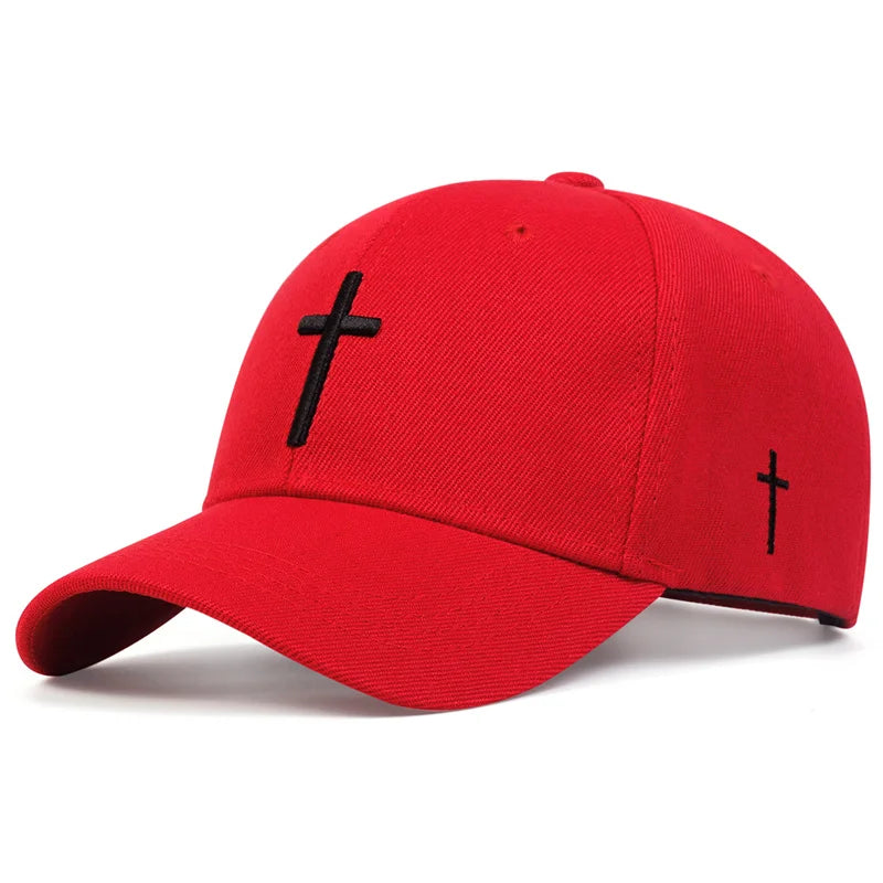 CN Zhejiang Cross Embroidered Baseball Hat Adjustable