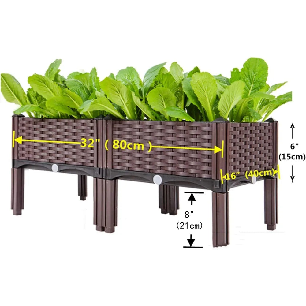 Finishing Elevated Planting Box Outdoor Planter With Legs