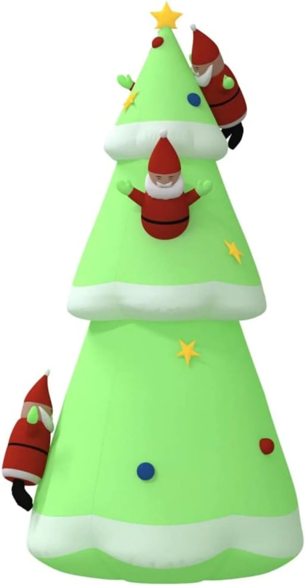 A 3 Strand Cord Inflatable Christmas Tree With LEDs