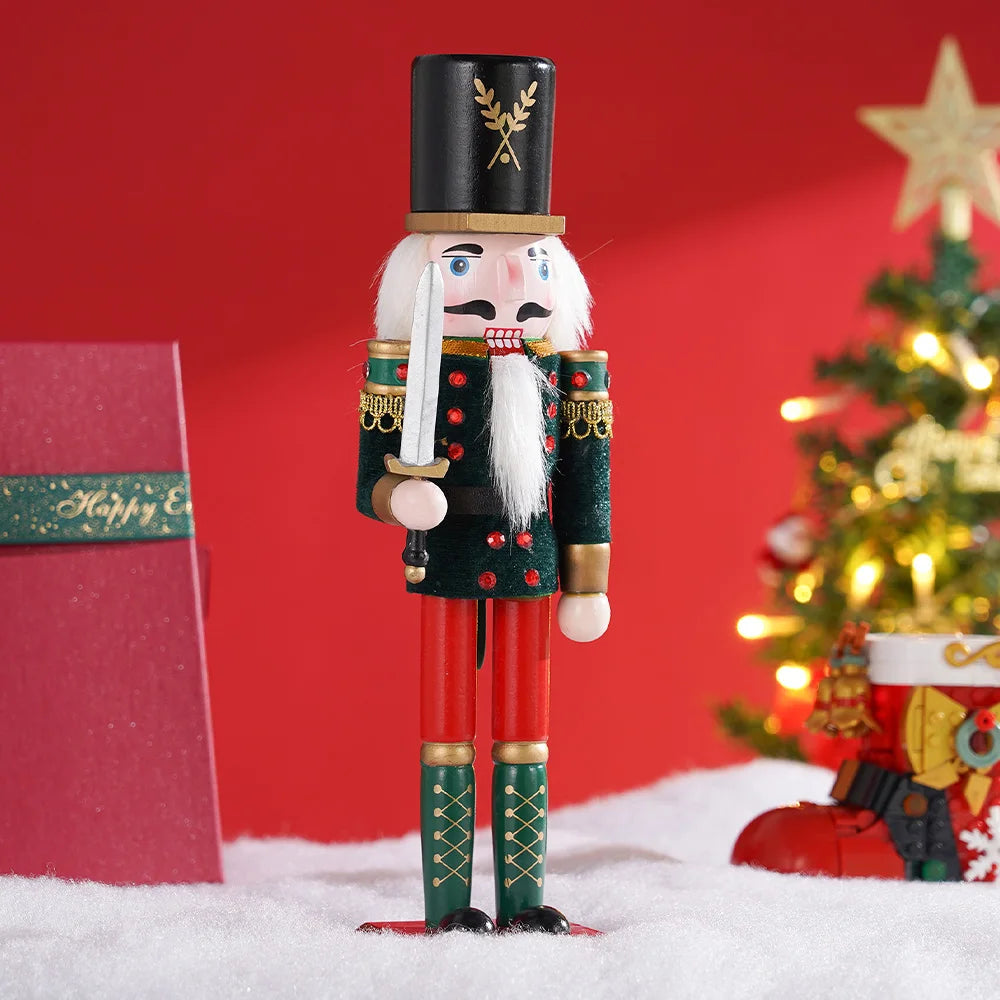 A 3 Strand Cord Nutcracker Wooden European Style Ornament