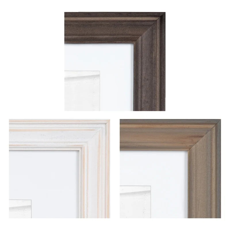 A 3 Strand Cord Farmhouse Gallery Wall Frame And Shelf