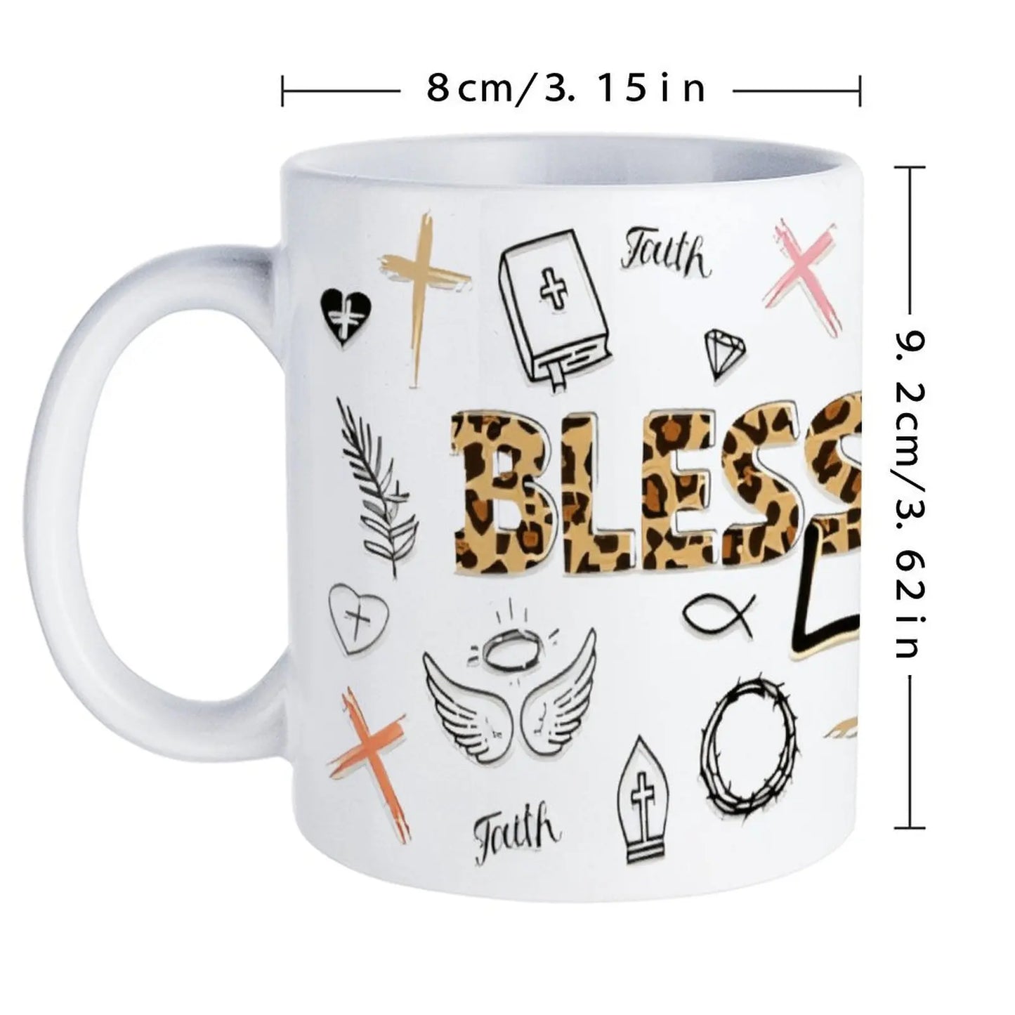 A 3 Strand Cord Blessed Life Ceramic Mug Bible Verse