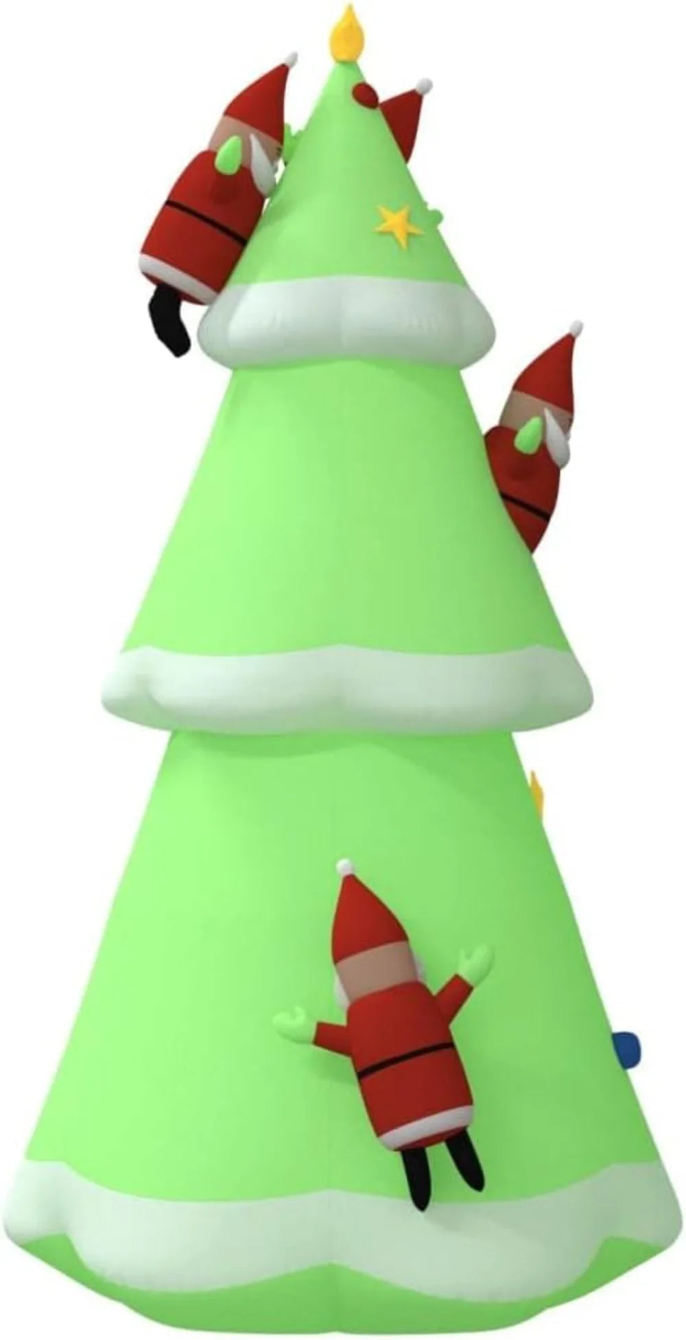 A 3 Strand Cord Inflatable Christmas Tree With LEDs