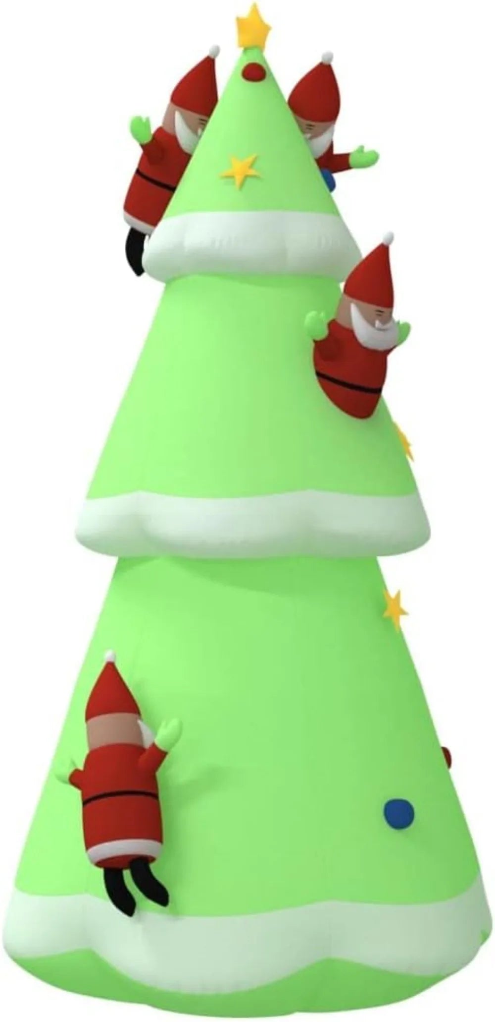 A 3 Strand Cord Inflatable Christmas Tree With LEDs