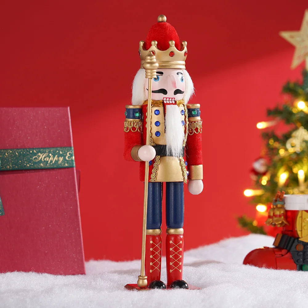 A 3 Strand Cord Nutcracker Wooden European Style Ornament