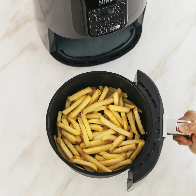 A 3 Strand Cord Ninja Air Fryer Nonstick Basket Plate