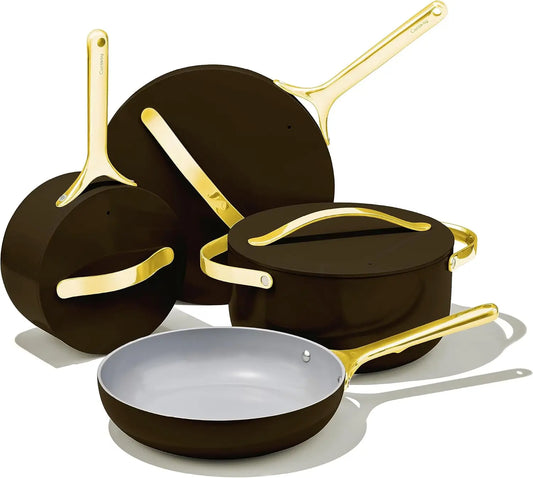 A 3 Strand Cord Nonstick Ceramic Cookware Pots Pans Lids