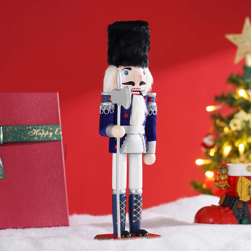 A 3 Strand Cord Nutcracker Wooden European Style Ornament