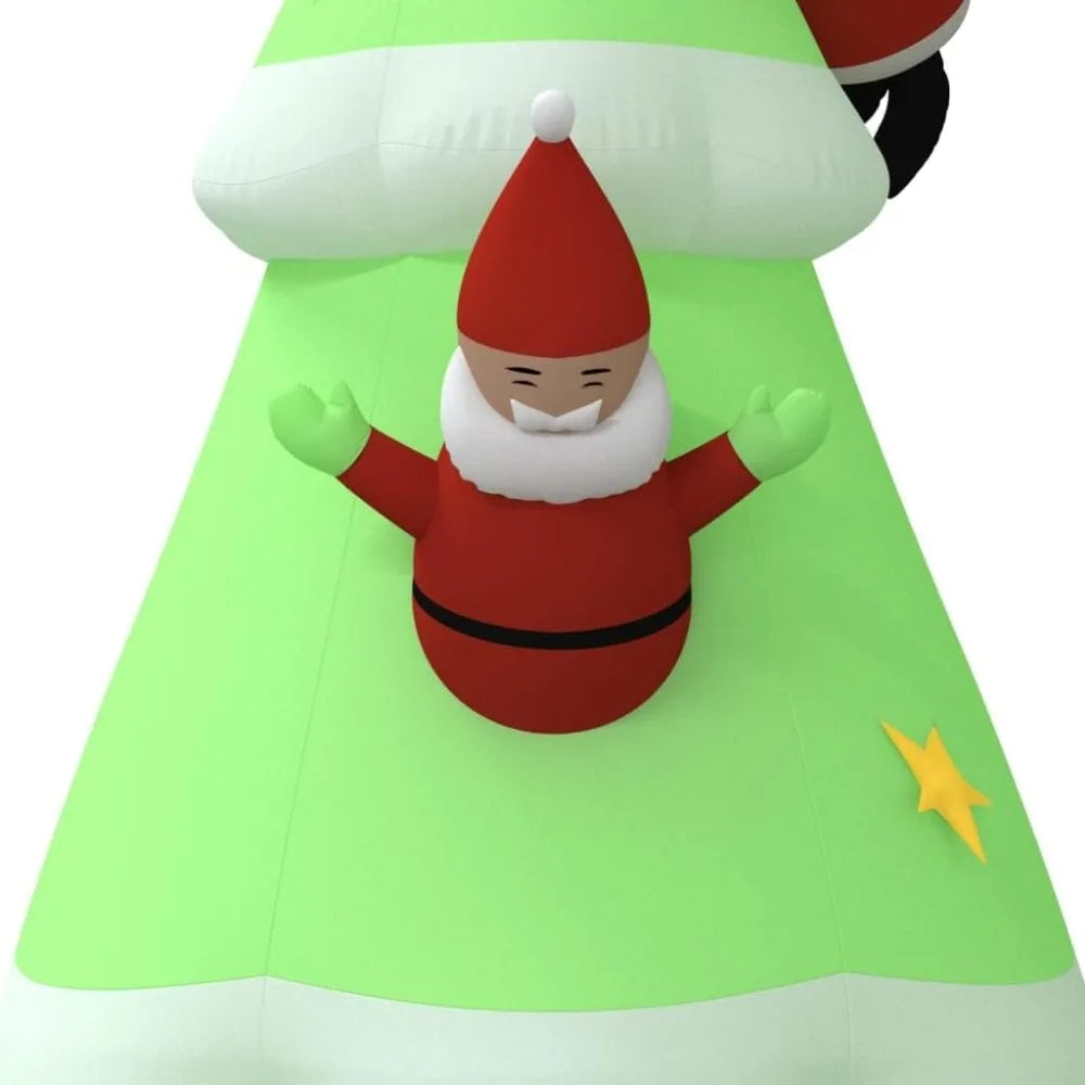 A 3 Strand Cord Inflatable Christmas Tree With LEDs