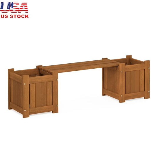 XMSJ Tioman Hardwood Mini Planter Box Outdoor Garden