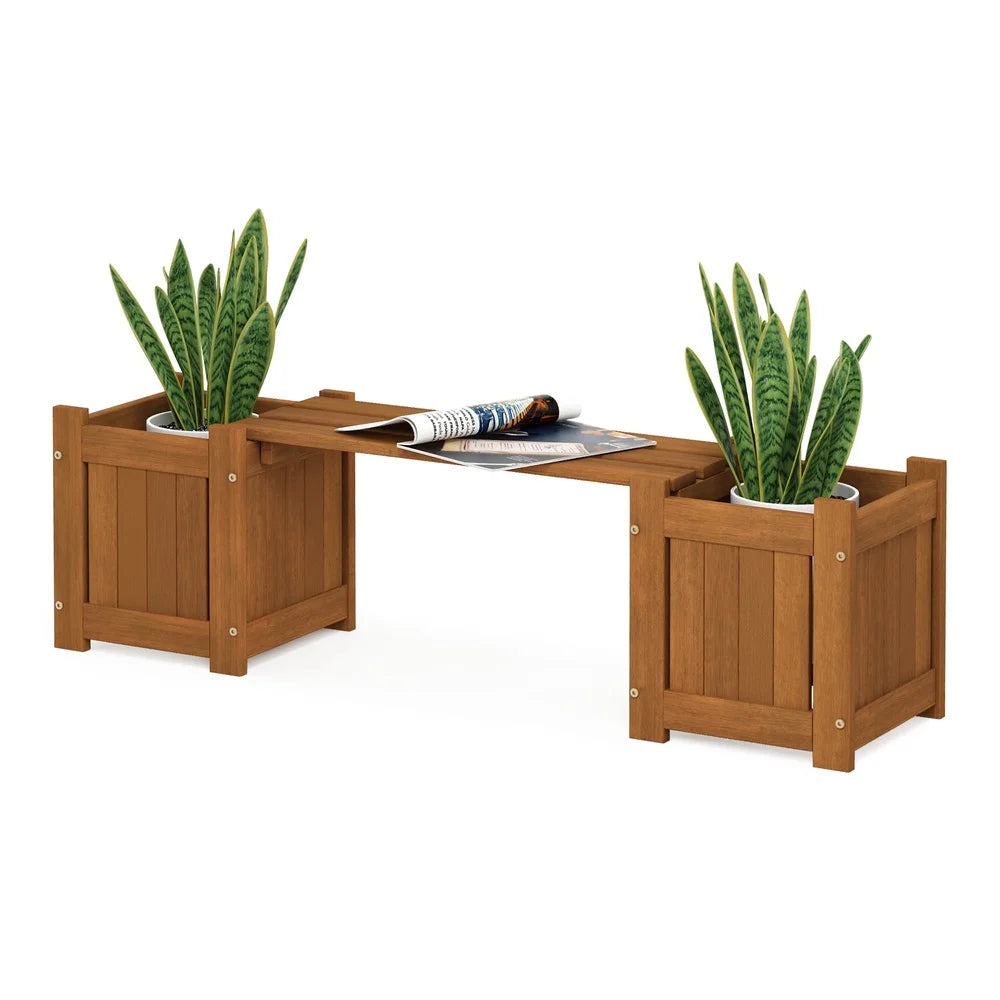XMSJ Tioman Hardwood Mini Planter Box Outdoor Garden