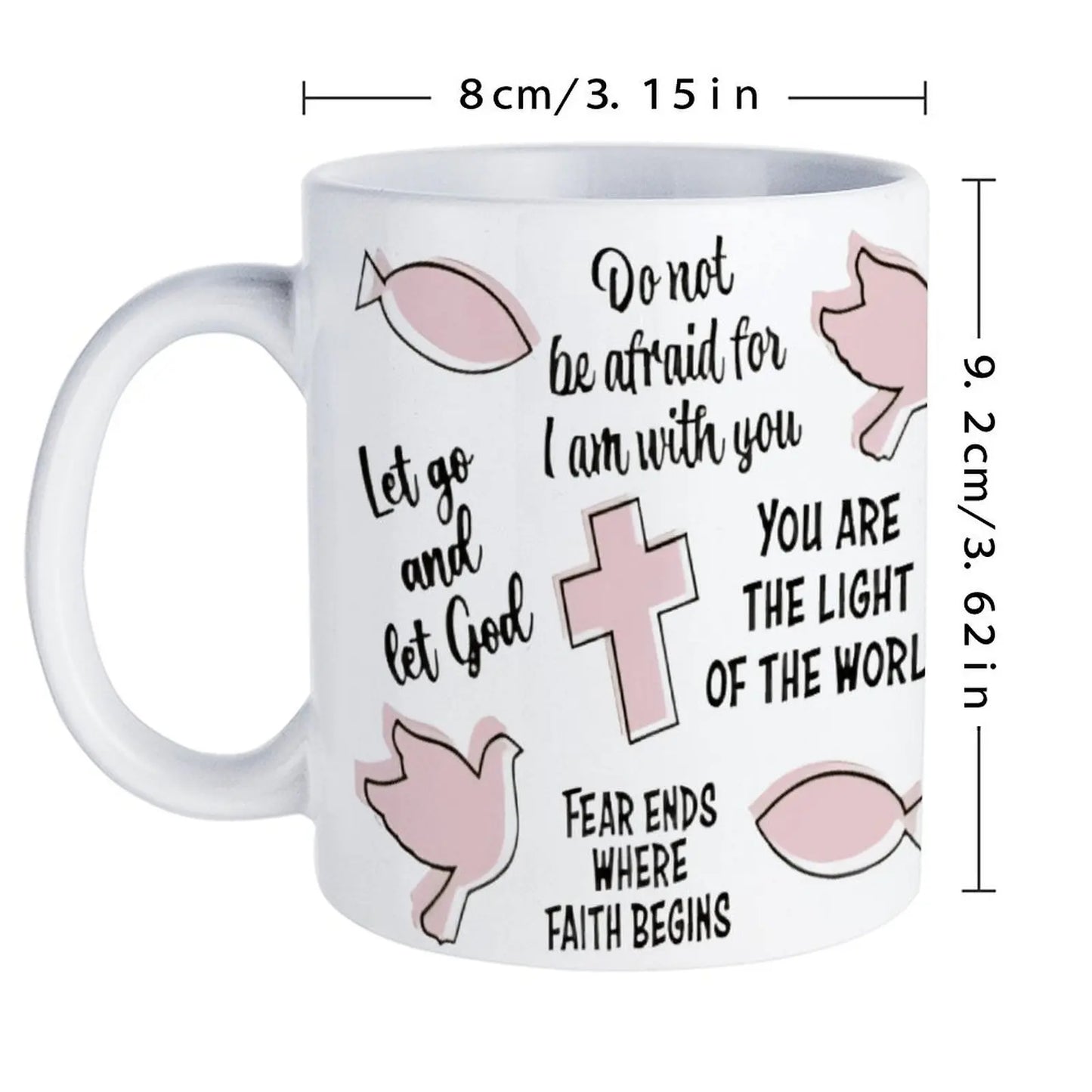 A 3 Strand Cord Religious Quotes Ceramic Mug Bible Verse