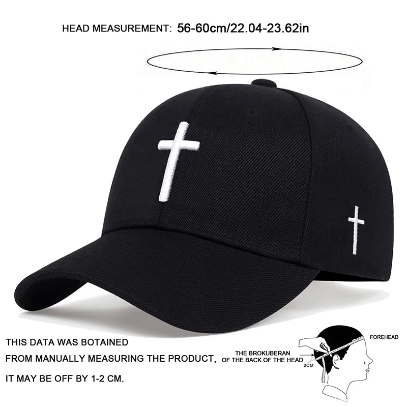 CN Zhejiang Cross Embroidered Baseball Hat Adjustable