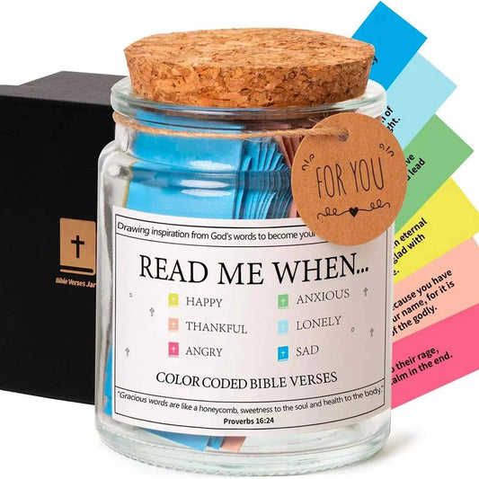HignConcerned Bible Verses In A Jar Card Set Gift Today