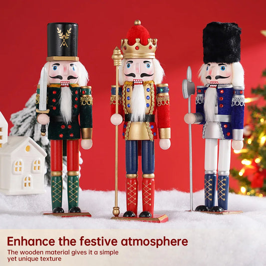 A 3 Strand Cord Nutcracker Wooden European Style Puppets