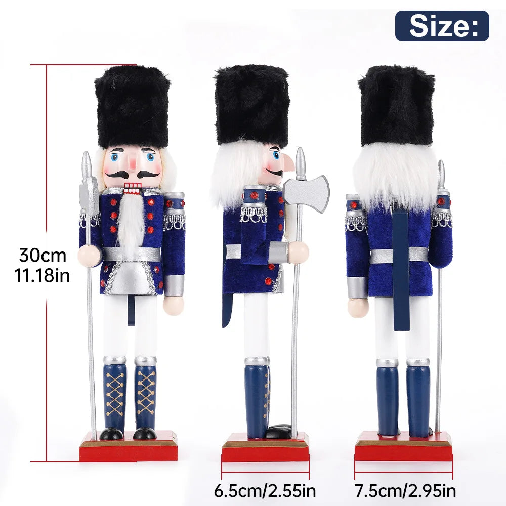 A 3 Strand Cord Nutcracker Wooden European Style Puppets