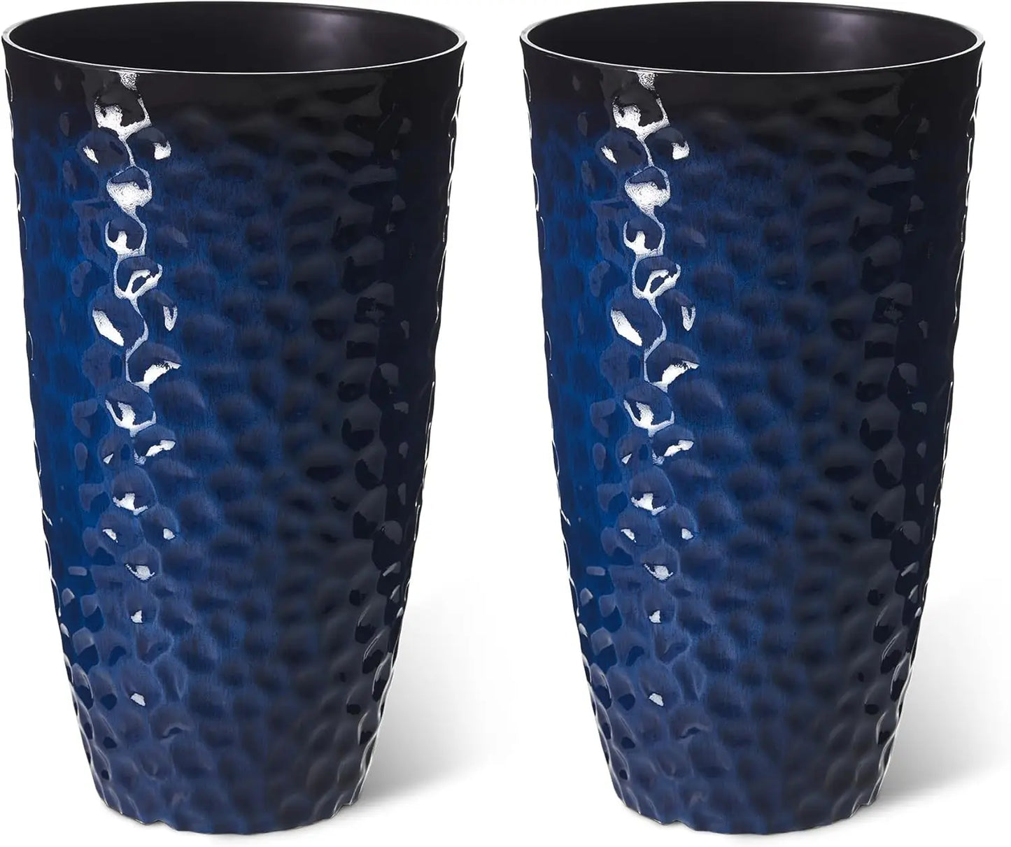 A 3 Strand Cord Modern Planter Duo With Honeycomb Texture