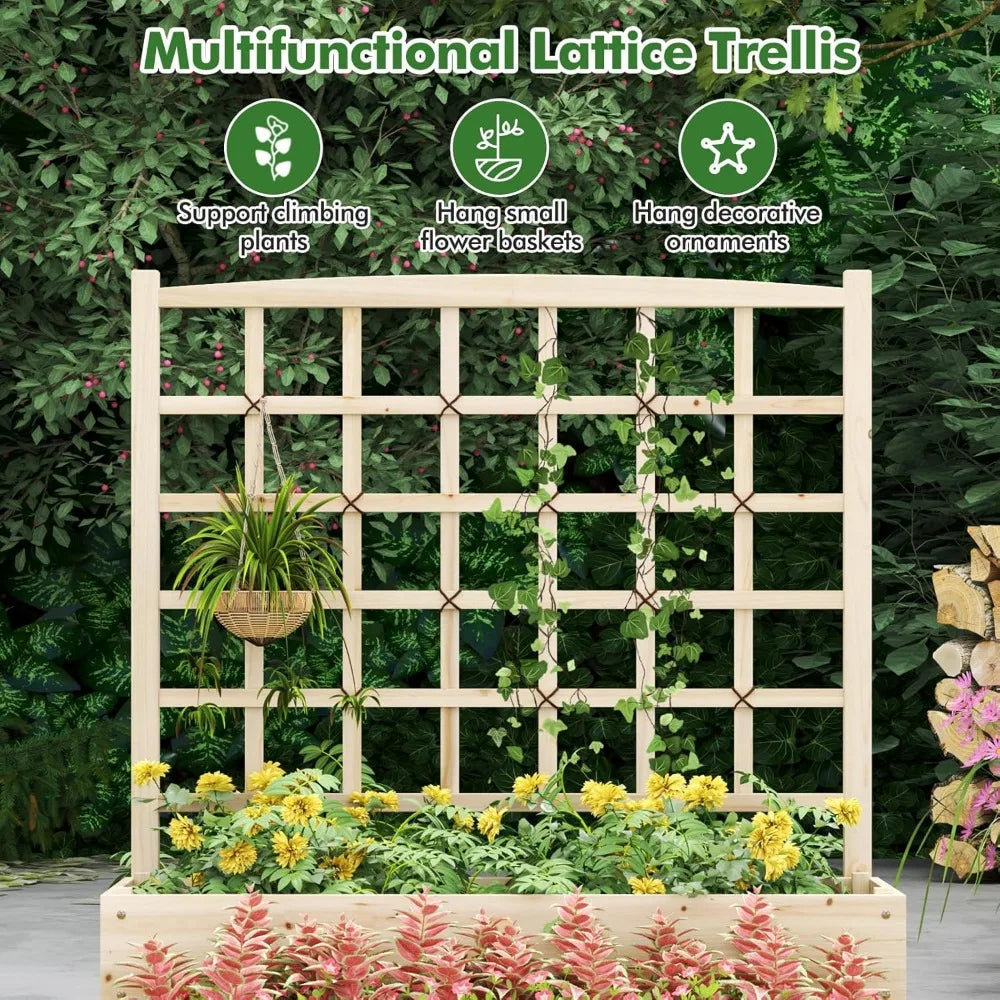 A 3 Strand Cord HappyGrill 3 Tier Raised GardenBed Planter
