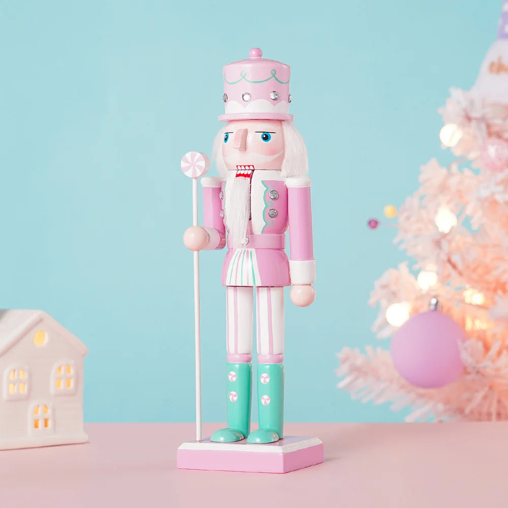 A 3 Strand Cord Wooden Nutcracker Ornament Christmas