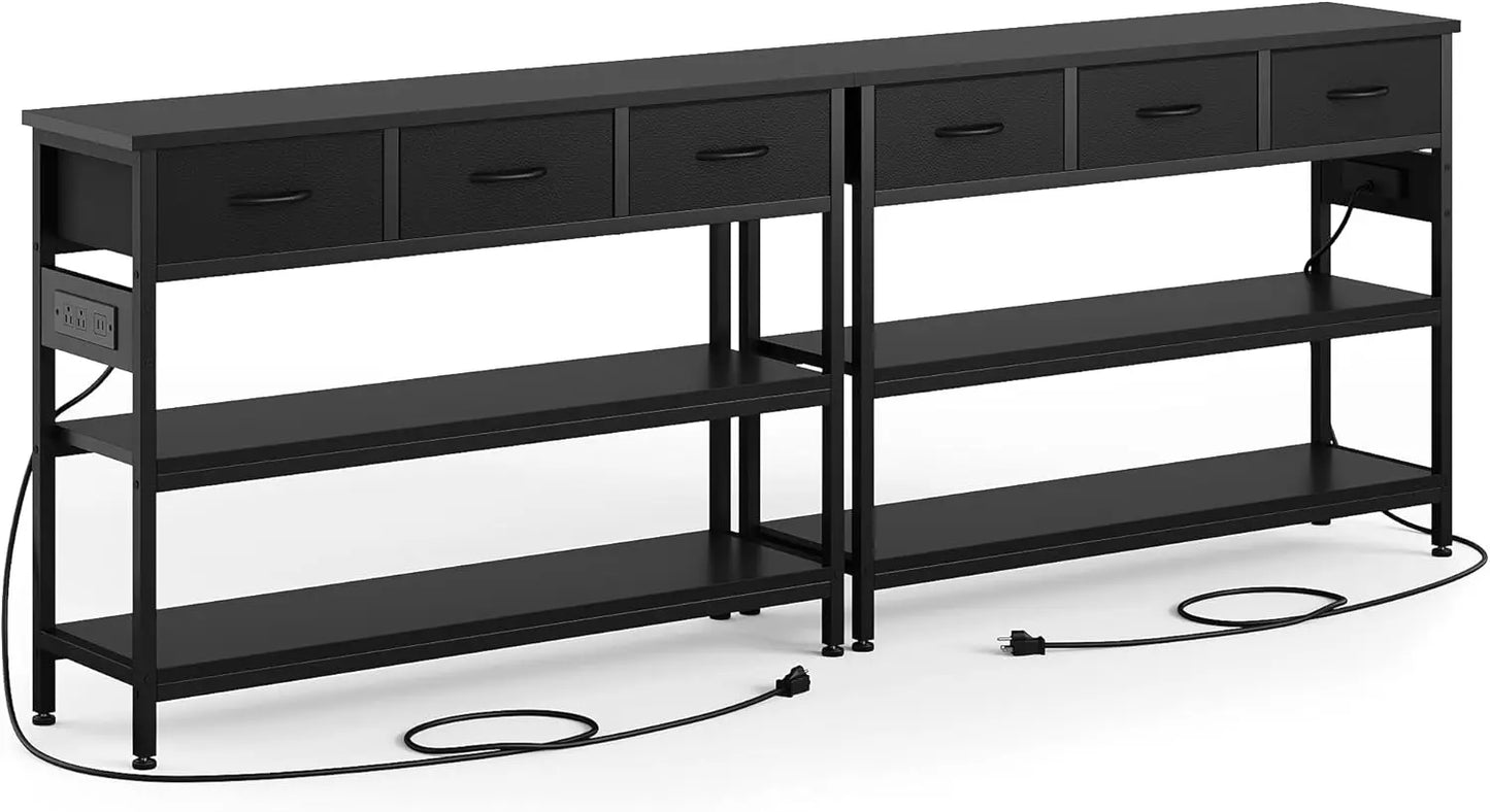 A 3 Strand Cord Entryway Table With USBOutlets Pro