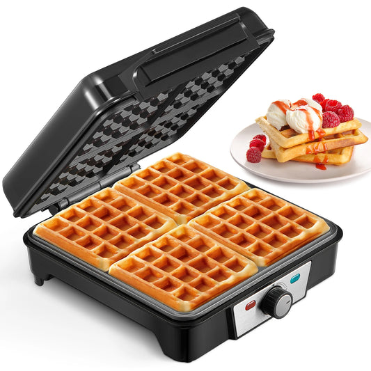A 3 Strand Cord Nonstick Belgian Waffle Maker 1200 Watts