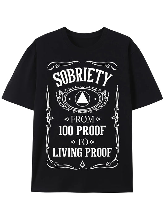 MNHK Sobriety Recovery T Shirt 100 Percent Cotton Regular Fit
