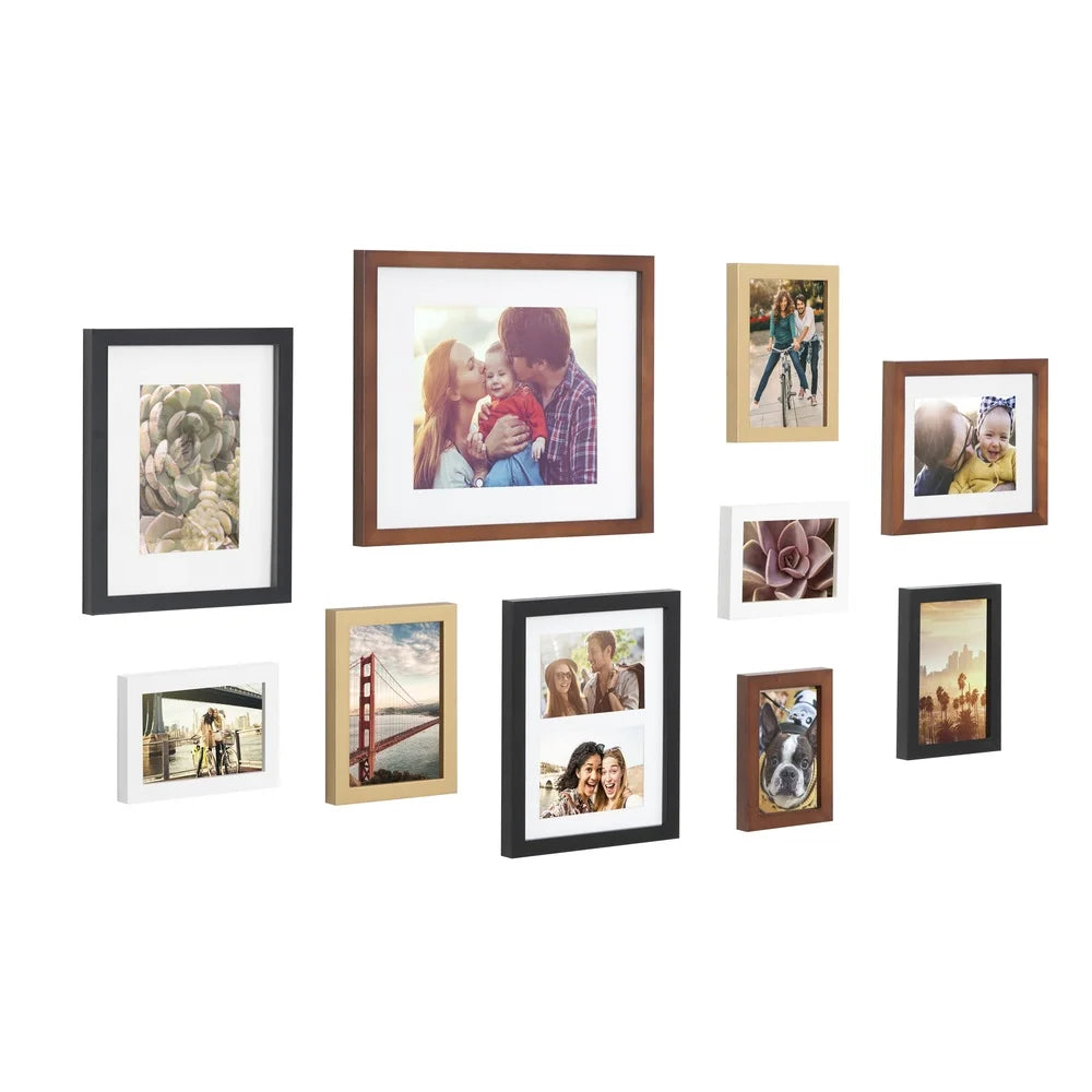 A 3 Strand Cord Mid Century Wall Frame Set 10 Pieces
