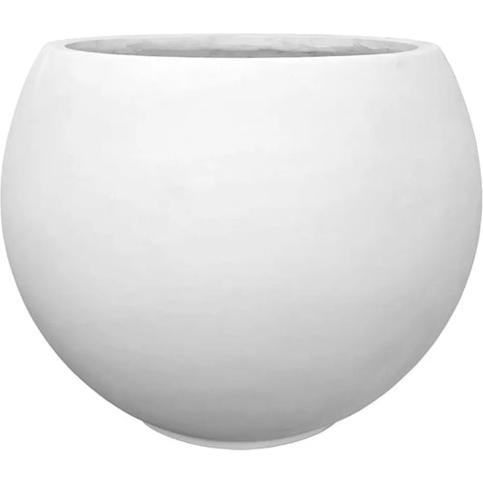Fiberstone Tall Planter With Drainage Hole For Outdoor Use