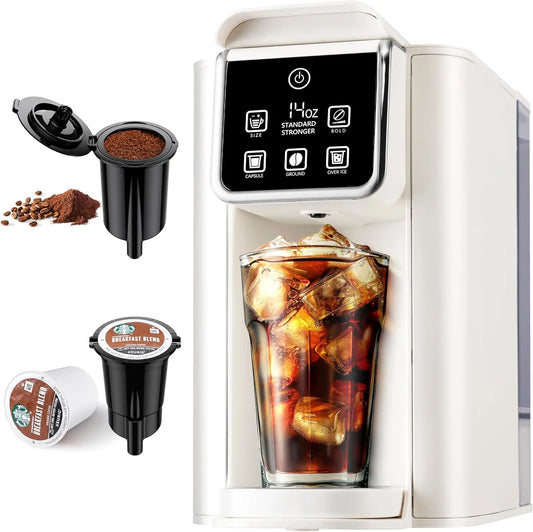 A 3 Strand Cord Iosn Iced Coffee Maker Bold Setting